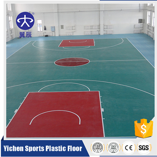 學(xué)校籃球館PVC運動地板，籃球場PVC塑膠地板